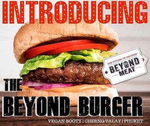 Beyond Burgers available at Vegan Booty - YUM at Vegan Junkie in Phuket