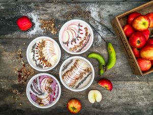 Delicious smoothie bowls! at Vegan Junkie in Phuket