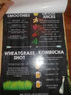 Drinks at Vegan Junkie in Phuket