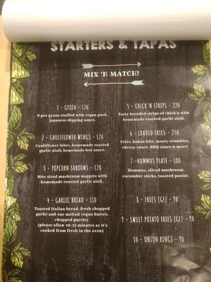 Starters at Vegan Junkie in Phuket