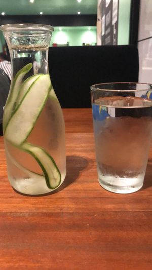 Infused water at Vegan Junkie in Phuket