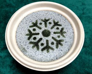 "Rudolph cake" with mugwort cake, black sesame cream and soy bean cream at For Four Bread 포포브레드 in Seoul