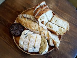 Breads and cookie at For Four Bread 포포브레드 in Seoul