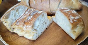 Onion rice ciabatta - cut at For Four Bread 포포브레드 in Seoul