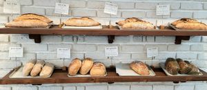 baguettes and ciabattas at For Four Bread 포포브레드 in Seoul