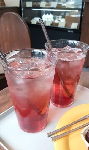 omija berry ade at For Four Bread 포포브레드 in Seoul