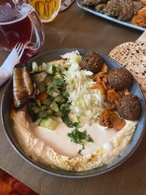 Salad Hummus Bowl  at Hummus Bar - Wesselényi in Budapest