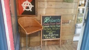 Entrance at Polarity in Cardiff