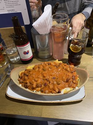 Vegan chilli nachos   at The Wheatsheaf in Ingleton