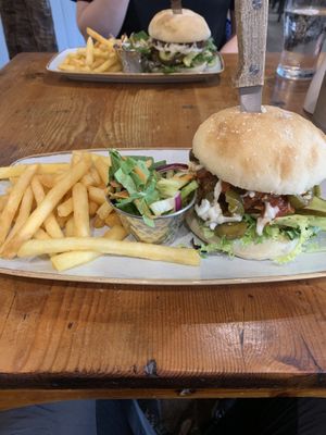 Vegan Mexican burger   at The Wheatsheaf in Ingleton