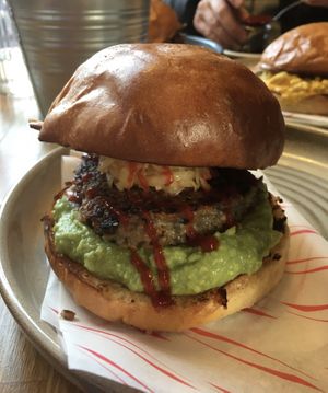 Haggis, kimchi & avo   at HBW Coffee in Stirling