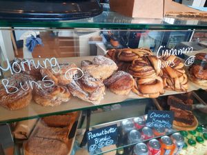 Bakery selection at HBW Coffee in Stirling