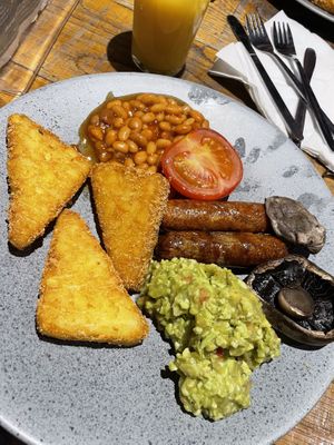 Garden breakfast, plant-based.   at MAN - The Grain Loft - T1 in Manchester