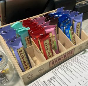 Vegan raw bars at Rawcoco - General Pardinas in Madrid