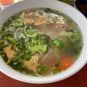 Vegan pho at Anise in Denver