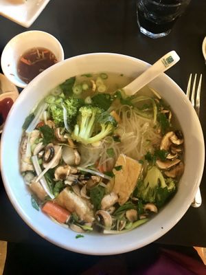Vegan pho at Anise in Denver