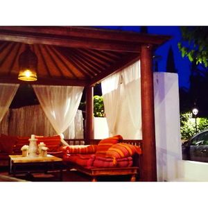 Chill out small terrace  at Club House 27 in Sant Pere De Ribes