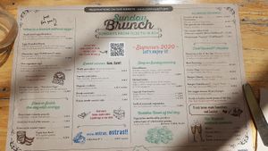 Sunday brunch menu at Club House 27 in Sant Pere De Ribes