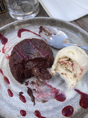 Vegan dessert  at Ellis Gourmet Burger in Amsterdam