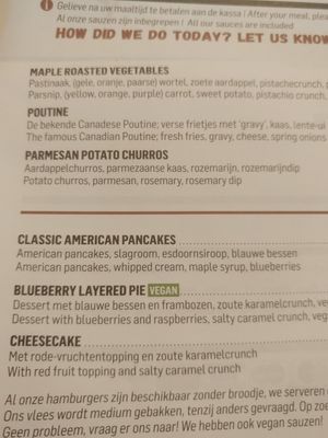 New vegan dessert at Ellis Gourmet Burger in Amsterdam