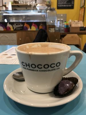 Madagascar Hot Chocolate  at Chococo in Winchester