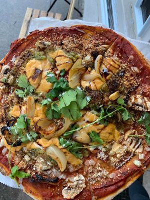 Vegan and Gluten Free Pizza at Good Plans Cafe in Montclair
