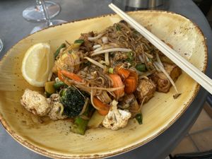 Vegan Pad Thai   at @Thai in Queenstown