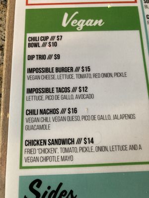 Not a bad list. Loved the chicken sandwich.  at Tamiami Tap in Sarasota