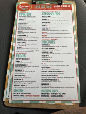   at Tamiami Tap in Sarasota