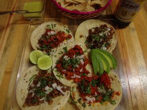 Vegan tacos. at Alma Libre Free Soul in Huatulco