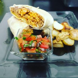 Burritos at Alma Libre Free Soul in Huatulco