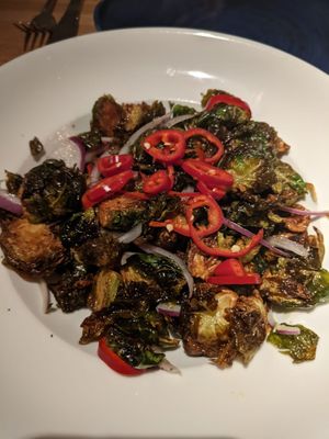 Brussels sprouts  #Veganuary at Casati's in Chicago