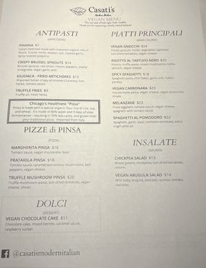   at Casati's in Chicago