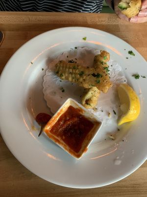 Fried zucchini  at Casati's in Chicago