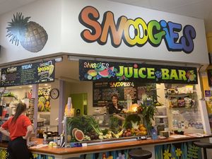 A gem of an eatery tucked away down a laneway arcade at Snoogies Health Bar in Cairns