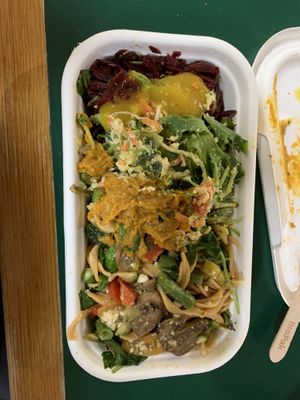 Mixed salad box  at Snoogies Health Bar in Cairns