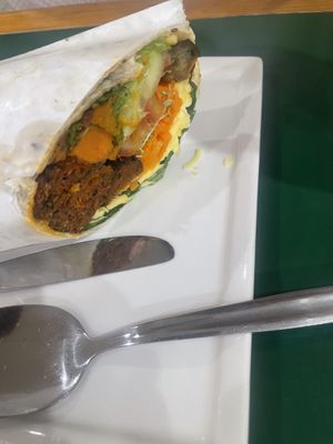 Veggie wrap  at Snoogies Health Bar in Cairns