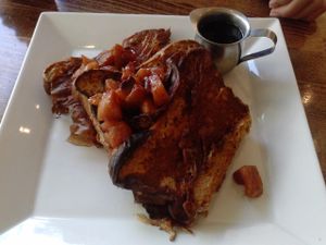 French toast at Real Food Daily in Santa Monica