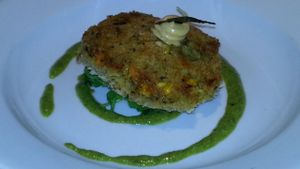 sea cake at Real Food Daily in Santa Monica