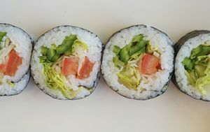 Veggie sushi at Cafe Coeur in Creve Coeur