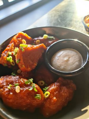 Vegan 'wings' at Chip's Loft in Footscray