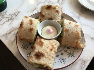 Falafel Starter at VeganE & Saint Vegan in South West London