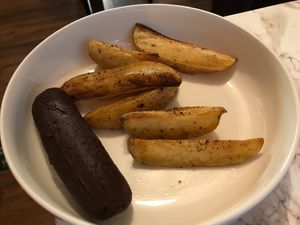 Kids Sausage and Chips at VeganE & Saint Vegan in South West London