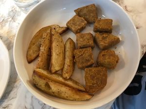 Kids Nuggets and Chips at VeganE & Saint Vegan in South West London