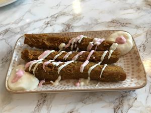 Chicken Strips at VeganE & Saint Vegan in South West London