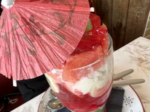 dessert 🧁  at VeganE & Saint Vegan in South West London