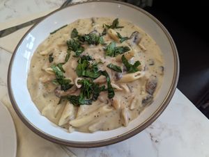 Carbonara - quite nice at VeganE & Saint Vegan in South West London