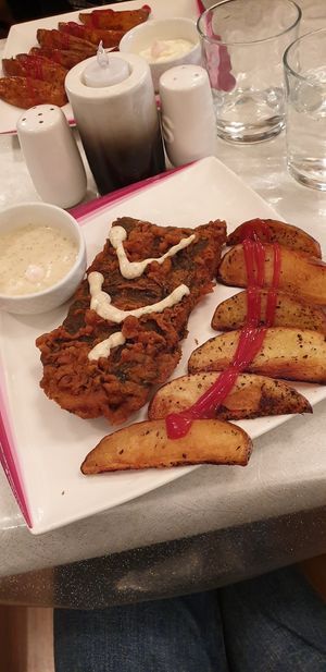 Fish & chips at VeganE & Saint Vegan in South West London