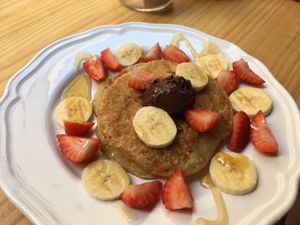 Pancakes 😋  at Mukka Coffee in Mallorca