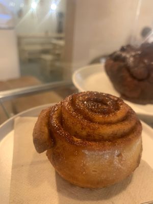 Cinnamon rolls  at Mukka Coffee in Mallorca